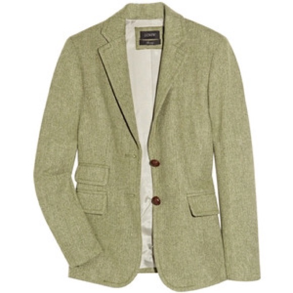 J. Crew Hacking Blazer in Green