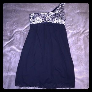 Black and white dress