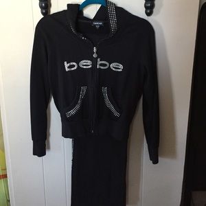 Bebe sweats set! Used.