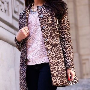 Banana Republic Cheetah Trench NWOT