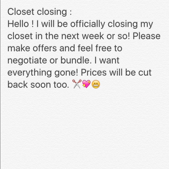ISO: Closing my closet !!