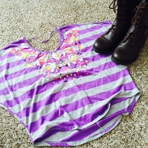 Open back tee- 50% off all bundles!