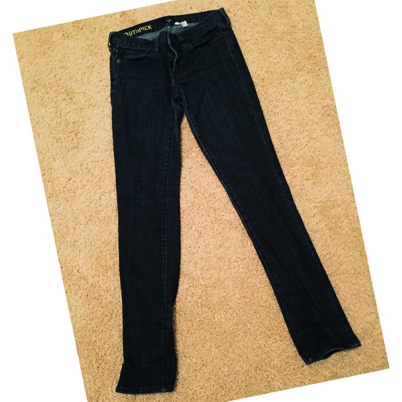 J Crew Toothpick Dark Skinny Jeans