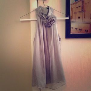 Sleeveless formal tank