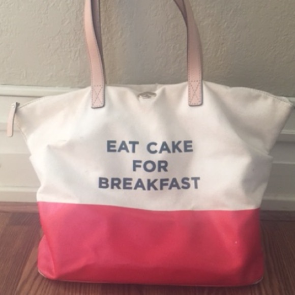 SOLD Eat Cake For Breakfast Tote