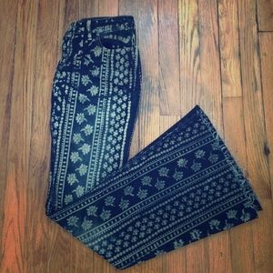 Free People Indigo gypsy jeans