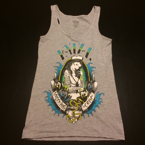 Fatal Female Tattooed Sailor Tank Top