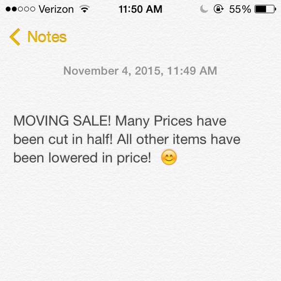 Feel free to make offers as well!😊