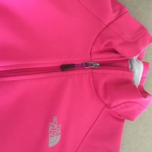North Face pink light/medium weight shell jacket