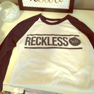 Reckless Baseball tee