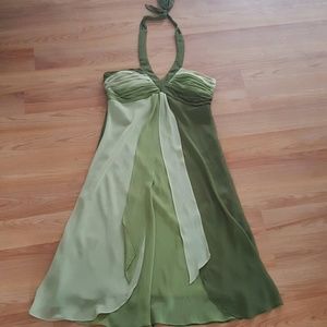Multi green dress