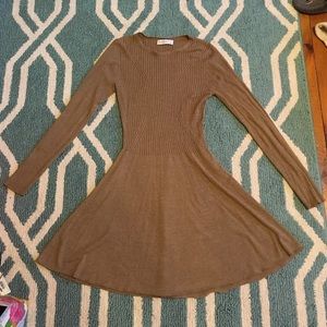 Light sweater dress perfect for fall