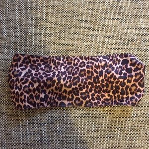 J.Crew Silk Leopard Print Headband