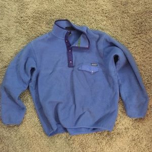 Patagonia blue pullover