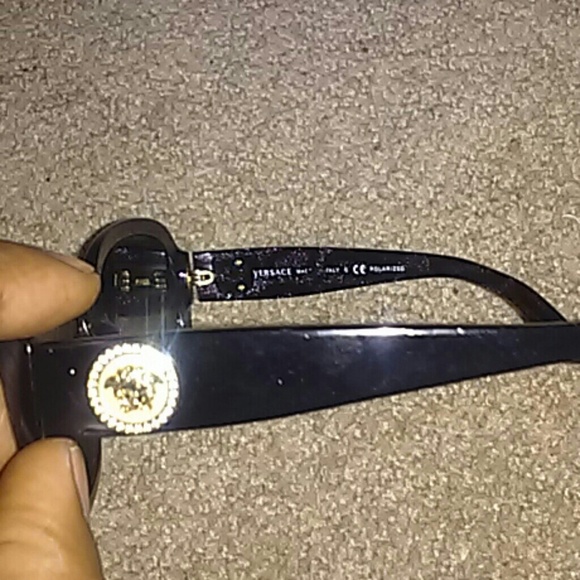 Versace 2291 1002/87 Sunglasses - US Versace polarized shades official from Italy