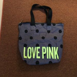 Love pink tote