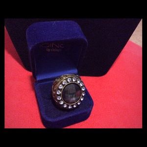 Classic ring genuine crystal antique Setting