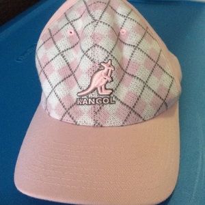 Pink Kangol hat