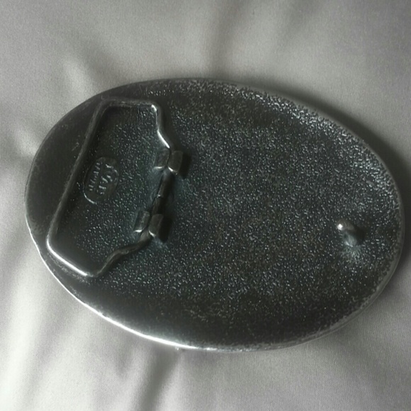 Artists Belt Buckle - Beautiful Real Stones - Picture 3 of 4