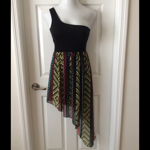 Material Girl Dresses & Skirts - Material Girl One-Shoulder Dress