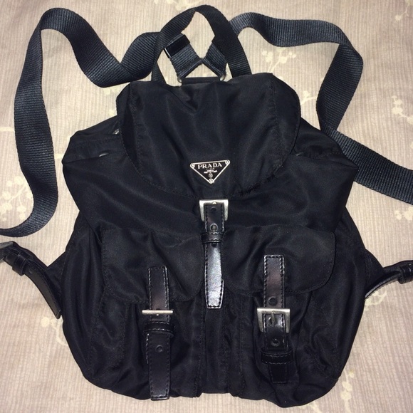 Black Prada Vela small backpack