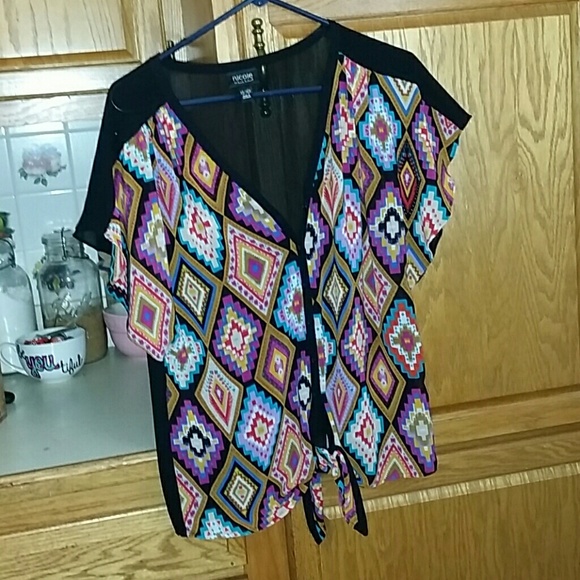 Sheer knotted top