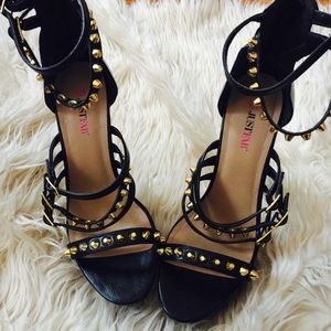 Sarah studded stilettos