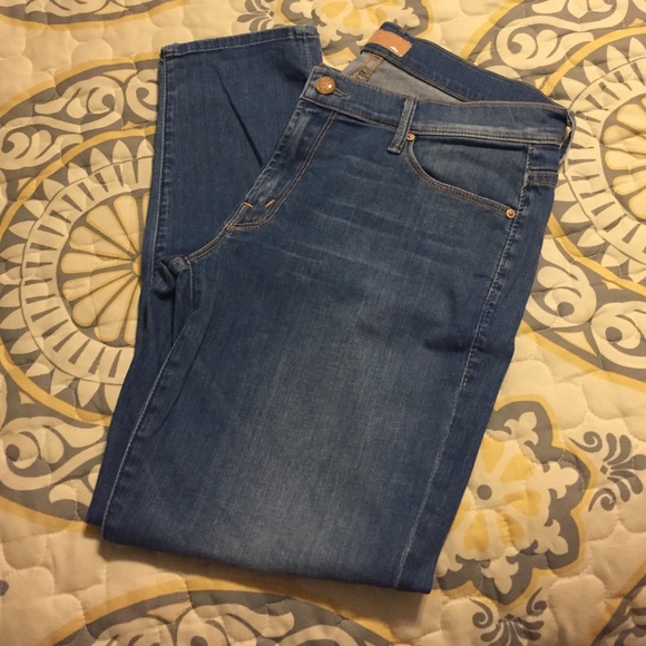 Mother skinny not skinny ankle jeans
