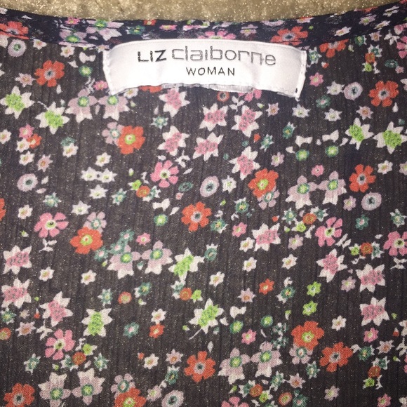 Liz Claiborne button down top - Picture 3 of 3