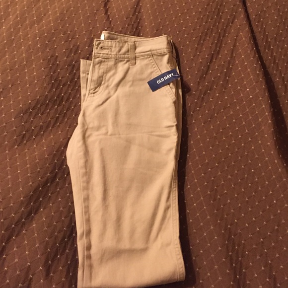 Old Navy khaki pants.