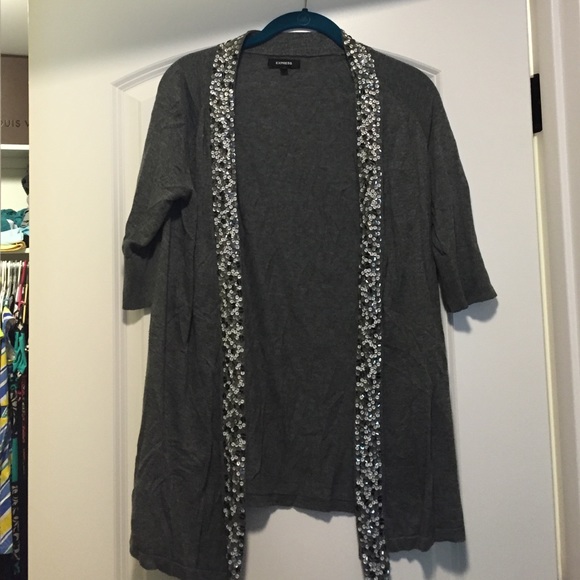 Express sequin cardigan