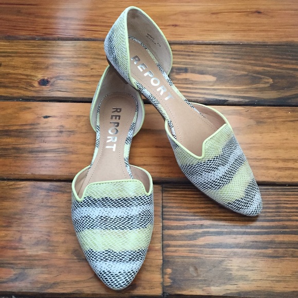 Leather Snake Flats - Picture 2 of 4