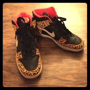 Cheetah print Nike Dunks