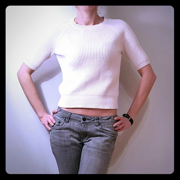 Gap Chunky Knit Short Sleeve Sweater - Picture 1 of 4