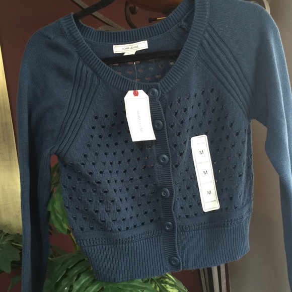 Adam Levine Knitted Blue Sweater - Picture 2 of 3