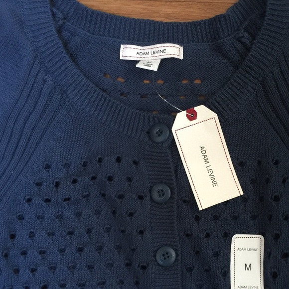 Adam Levine Knitted Blue Sweater - Picture 3 of 3