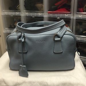 Light blue Prada bag!