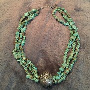 Turquoise & Bead Necklace