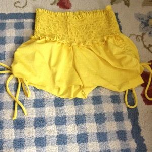 Yellow Hurley shorts