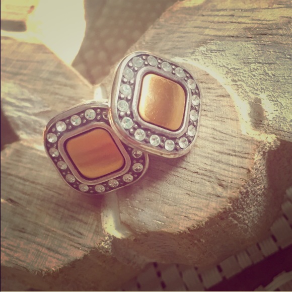 Brighton Silver @ Gold Stud Earrings 💎