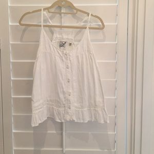 Anthropologie white top