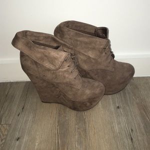 High Heel Booties/ Wedges