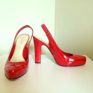 Nine West red heels