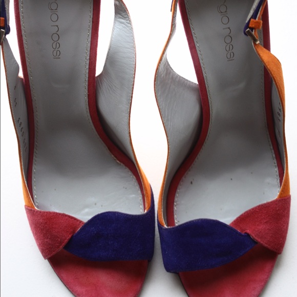 Sergio Rossi Open-Toe Heels 39 - Picture 2 of 4