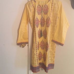 Cotton embroidered suit Pakistan made
