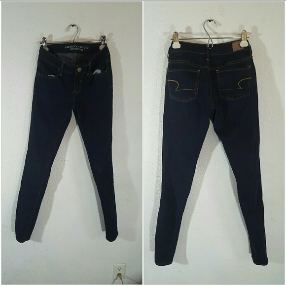AE size 4 long jeans