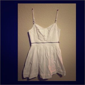 Cute white dress two pieces