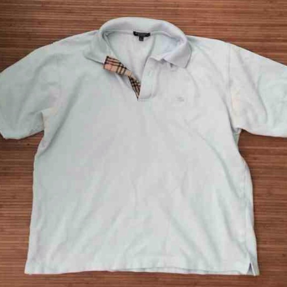 Sold!! Sold!! Burberry light blue polo shirt