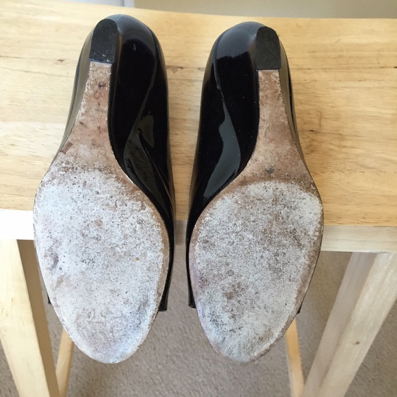 💢SOLD💢 Kate Spade Black Wedges - Picture 4 of 4