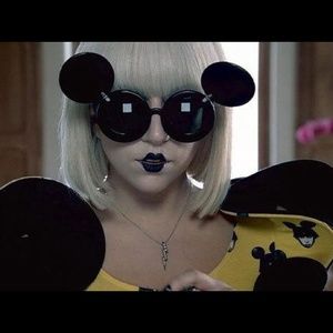 BLACK Mickey Mouse LadyGaga Shades